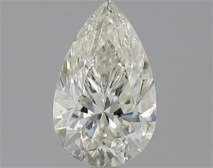 1.50 Carats, Pear Diamond with  Cut, K Color, SI2 Clarity and Certified by GIA