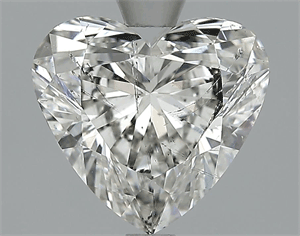 Picture of 2.03 Carats, Heart Diamond with  Cut, J Color, SI2 Clarity and Certified by GIA