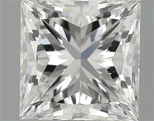 Picture of 2.03 Carats, Princess Diamond with  Cut, F Color, VS1 Clarity and Certified by GIA