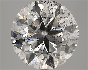 Picture of 10.01 Carats, Round Diamond with Excellent Cut, E Color, SI2 Clarity and Certified by EGL