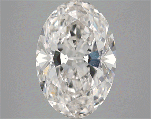 10.43 Carats, Oval Diamond with  Cut, H Color, VS2 Clarity and Certified by GIA