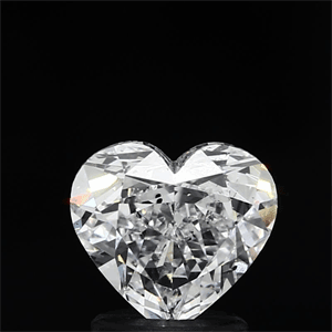 Picture of 1.34 Carats, Heart Diamond with  Cut, D Color, SI2 Clarity and Certified by GIA
