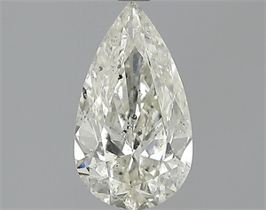 1.52 Carats, Pear Diamond with  Cut, H Color, SI2 Clarity and Certified by EGL