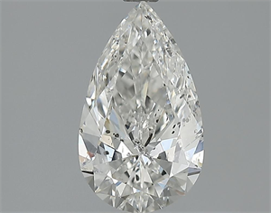 1.60 Carats, Pear Diamond with  Cut, G Color, SI2 Clarity and Certified by EGL