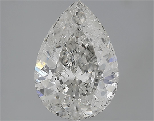 Picture of 2.54 Carats, Pear Diamond with  Cut, E Color, SI2 Clarity and Certified by EGL