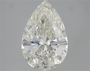 Picture of 3.54 Carats, Pear Diamond with  Cut, H Color, SI2 Clarity and Certified by EGL