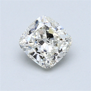 0.76 Carats, Cushion Diamond with  Cut, F Color, VVS1 Clarity and Certified by EGL