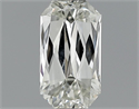 0.66 Carats, Radiant Diamond with  Cut, F Color, VS2 Clarity and Certified by EGL