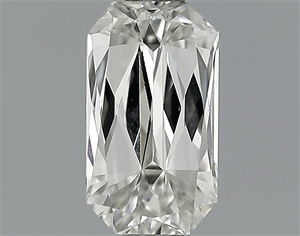 Picture of 0.66 Carats, Radiant Diamond with  Cut, F Color, VS2 Clarity and Certified by EGL