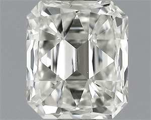 0.62 Carats, Radiant Diamond with  Cut, F Color, VS1 Clarity and Certified by EGL
