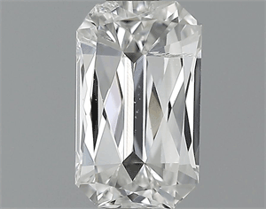 0.60 Carats, Radiant Diamond with  Cut, D Color, SI1 Clarity and Certified by EGL