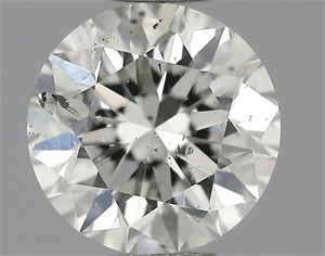 0.50 Carats, Round Diamond with Excellent Cut, F Color, SI1 Clarity and Certified by EGL