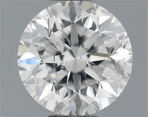 Picture of 0.58 Carats, Round Diamond with Very Good Cut, F Color, SI2 Clarity and Certified by EGL