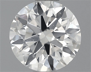 0.52 Carats, Round Diamond with Excellent Cut, G Color, VS2 Clarity and Certified by EGL