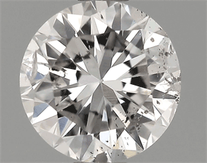 0.54 Carats, Round Diamond with Excellent Cut, D Color, SI1 Clarity and Certified by EGL