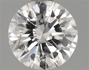 0.54 Carats, Round Diamond with Very Good Cut, D Color, SI1 Clarity and Certified by EGL