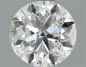 Picture of 0.50 Carats, Round Diamond with Very Good Cut, F Color, SI2 Clarity and Certified by EGL