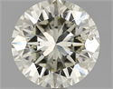 2.01 Carats, Round Diamond with Excellent Cut, H Color, SI1 Clarity and Certified by EGL