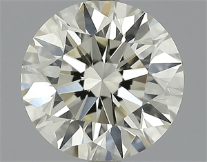 2.60 Carats, Round Diamond with Excellent Cut, H Color, VS1 Clarity and Certified by EGL