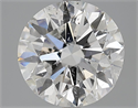 4.08 Carats, Round Diamond with Excellent Cut, D Color, SI1 Clarity and Certified by EGL