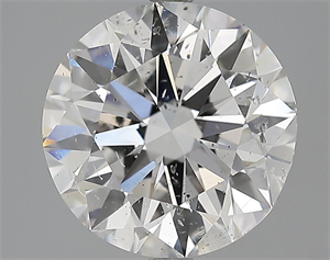 Picture of 4.08 Carats, Round Diamond with Excellent Cut, D Color, SI1 Clarity and Certified by EGL