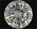 3.57 Carats, Round Diamond with Excellent Cut, H Color, VS1 Clarity and Certified by EGL
