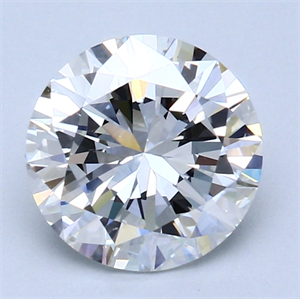 Picture of 2.05 Carats, Round Diamond with Very Good Cut, F Color, IF Clarity and Certified by GIA