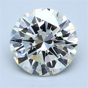 Picture of 3.02 Carats, Round Diamond with Very Good Cut, J Color, VVS1 Clarity and Certified by GIA