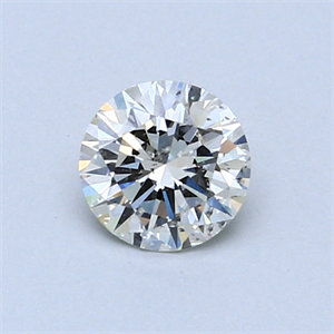 Picture of 0.57 Carats, Round Diamond with Excellent Cut, G Color, SI1 Clarity and Certified by EGL