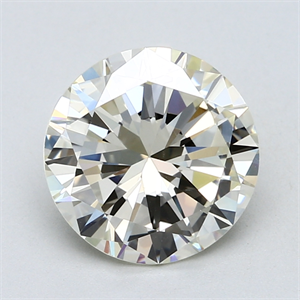 Picture of 3.00 Carats, Round Diamond with Fair Cut, M Color, VVS2 Clarity and Certified by GIA