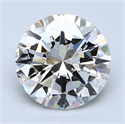 2.39 Carats, Round Diamond with Very Good Cut, I Color, SI2 Clarity and Certified by GIA