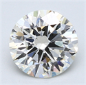 1.70 Carats, Round Diamond with Very Good Cut, K Color, VVS2 Clarity and Certified by GIA