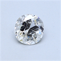 0.50 Carats, Round Diamond with Good Cut, E Color, SI1 Clarity and Certified by EGL