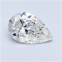 0.60 Carats, Pear Diamond with  Cut, F Color, VS1 Clarity and Certified by GIA