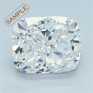 0.92 Carats, Cushion Diamond with  Cut, L Color, SI1 Clarity and Certified by GIA