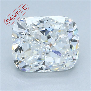 0.73 Carats, Cushion Diamond with  Cut, F Color, VS1 Clarity and Certified by GIA