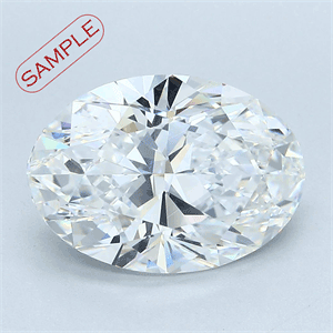 0.49 Carats, Oval Diamond with  Cut, E Color, VS1 Clarity and Certified by GIA