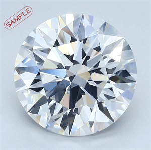 Picture of 0.18 Carats, Round Diamond with Excellent Cut, E Color, VS1 Clarity and Certified by GIA