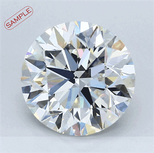 0.30 Carats, Round Diamond with Excellent Cut, I Color, SI1 Clarity and Certified by GIA