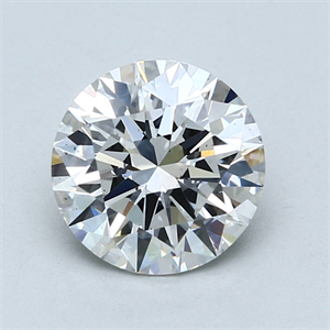 Picture of Lab Created Diamond 2.21 Carats, Round with Excellent Cut, E Color, VS2 Clarity and Certified by GIA