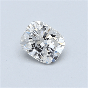 0.54 Carats, Cushion Diamond with  Cut, F Color, SI2 Clarity and Certified by EGL