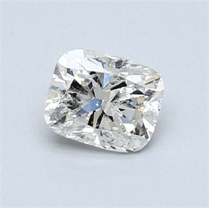 0.71 Carats, Cushion Diamond with  Cut, F Color, SI2 Clarity and Certified by EGL