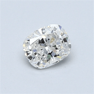 0.51 Carats, Cushion Diamond with  Cut, F Color, SI2 Clarity and Certified by EGL