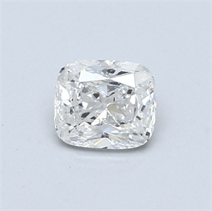 0.52 Carats, Cushion Diamond with  Cut, E Color, SI2 Clarity and Certified by EGL