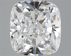 4.08 Carats, Cushion Diamond with  Cut, D Color, VS1 Clarity and Certified by GIA