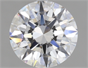 1.92 Carats, Round Diamond with Excellent Cut, D Color, FL Clarity and Certified by GIA