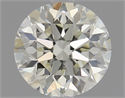 0.51 Carats, Round Diamond with Very Good Cut, M Color, VVS1 Clarity and Certified by GIA