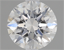 0.42 Carats, Round Diamond with Excellent Cut, F Color, I1 Clarity and Certified by GIA