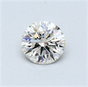 0.43 Carats, Round Diamond with Excellent Cut, G Color, VVS1 Clarity and Certified by EGL