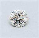 0.43 Carats, Round Diamond with Excellent Cut, G Color, VVS1 Clarity and Certified by EGL